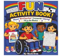 Fun & Educational Kids Activity Book Ages 6 - 12: Crosswords, Mazes, Word Searches, Fill in the Blanks, Dot & Boxes, Coloring Pages
