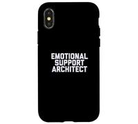 Fun Emotional Support Architect Job Occupation Therapy Joke Custodia per iPhone X/XS