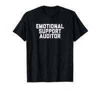 Fun Emotional Support Auditor Internal Control Therapy Joke Maglietta
