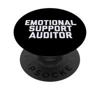 Fun Emotional Support Auditor Internal Control Therapy Joke PopSockets PopGrip Adesivo