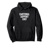 Fun Emotional Support Chef Therapy Joke Felpa con Cappuccio