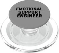Fun Emotional Support Engineer Job Occupation Therapy Joke PopSockets PopGrip per MagSafe
