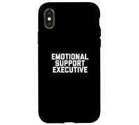 Fun Emotional Support Executive Joke Custodia per iPhone X/XS