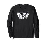 Fun Emotional Support Golfer Golf Therapy Joke Maglia a Manica