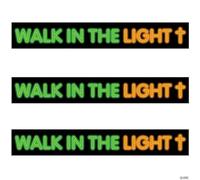 Fun Express 20 piedi 3 3/4 "Gesù è la luce VBS 2026 Nastro di cautela Camminare nella luce