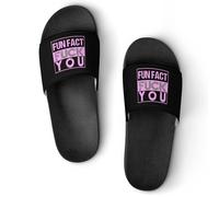 Fun Fact Fuck You, pantofole da donna da uomo, ciabatte da doccia, sandali da bagno, Stile:, 37 EU