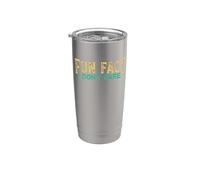 Fun Fact I Don't Care Bicchiere termico in acciaio inox doppia parete