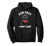 Fun Fact I Don't Care Felpa con Cappuccio