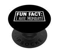 Fun Fact I Hate Mondays Odio Il Lunedì PopSockets PopGrip Adesivo