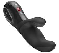 Fun Factory Miss Bi - Vibratore Rabbit in Silicone Nero 17 Cm