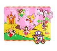 Fun Factory Puzzle con mollette luminoso e colorato da 8 pezzi con manopole, dai