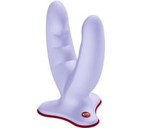 Fun Factory Ryde - Doppio Dildo in Silicone Viola con Ventosa