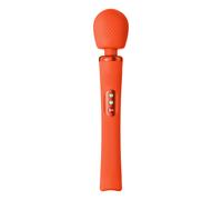 FUN FACTORY - VIM SILICONE RECHARGEABLE VIBRATING WEIGHTED RUMBLE WAND MIDNIGHT BLUE - TAGLIA 1, ARANCIONE