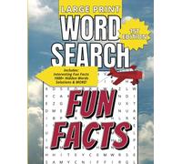 Fun Facts Word Search Book for Adults with Bonus Puzzles: Perfect brain exercises for boosting memory, focus, and mental sharpness