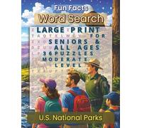Fun Facts Word Search: US National Parks: Large Print Puzzles Featuring America’s Parks, Wildlife, Landscapes, and Outdoor Adventures for Adults and Seniors
