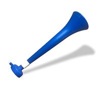 FUN FAN LINE - Confezione da 3 Vuvuzela in Plastica Resistente | Trombe di Animazione per Calcio, Eventi Sportivi e Feste | Clacson Rumore Estremo 120 Db | Cotillon per Tifosi (Grecia)
