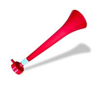 FUN FAN LINE - Confezione da 3 Vuvuzela in Plastica Resistente | Trombe di Animazione per Calcio, Eventi Sportivi e Feste | Clacson Rumore Estremo 120 Db | Cotillon per Tifosi (Danimarca)