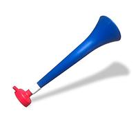 FUN FAN LINE - Confezione da 3 Vuvuzela in Plastica Resistente | Trombe di Animazione per Calcio, Eventi Sportivi e Feste | Clacson Rumore Estremo 120 Db | Cotillon per Tifosi (Francia)