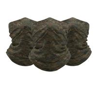 FUN FAN LINE Set da 3 Scaldacollo Multifunzionali Unisex - Militare