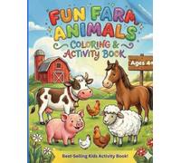 Fun Farm Animals Coloring and Activity Book 3