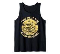 Fun Folk Music Camping Trip Take Me To The Campfire Stage Canotta