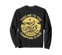 Fun Folk Music Camping Trip Take Me To The Campfire Stage Felpa