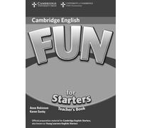 Fun for Starters Teacher's Book