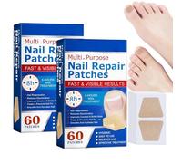 Fun/gal - Toppe per la riparazione delle unghie, 120 pezzi, trattamento per unghie Patchessoft, per trattamento delle unghie, extra resistenti, 8 ore, per unghie dei piedi Fun/Gus, toppe per unghie