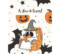 Fun Ghost Halloween Reading Tracker and Review Log, 110 Pages: Gift for Book Lovers