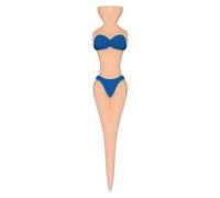 Fun Golf Tees, Bikini Golf Training Tees, 8.5cm/3.34 Inches Novelty Sports Accessories, Eye-Catching Design, Reusable Flexible Material for Beginners, Backyard, Driving Range, Course