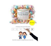 Fun Hebrew Letters Tracing Workbook