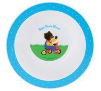 FUN HOUSE 005442 Piccolo Orso Bruno Ciotola Microonde per Bambini Polipropilene Bianco 16 x 16 x 4 cm
