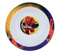 FUN HOUSE 005487 Marvel Spiderman Ciotola Microonde per Bambini Polipropilene Blu 16 x 16 x 4 cm