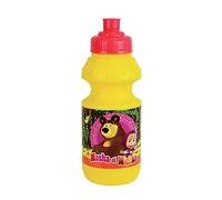 Fun House 005845 Masha ET MICHKA Gourde Sport pour Enfant, Misha Borraccia per Bambini Giovani Unisex, Giallo, 350 ml