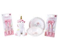 Lotto Charm Catter Children - Fun House - 006319 - 2 piatti, 2 set di posate e 1 peluche dolce