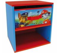 Fun House 712533 PAT'PATROUILLE Chevet/Table de Nuit avec tiroir H.36 X L. 33 X P. 30 CM pour Enfant PAT'PATROILLE Comodino con cassetto Bambini, Legno MDF/Non Tessuto, Blu, 33x30x36 cm