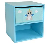 Fun House Leon Il Drago Comodino Con Cassetto ± 36 X 33 X 30 Cm Per Bambini S_02
