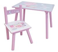 Fun House Enfant 713499 Peppa Pig - Tavolo H.41, L.61, 42 cm, con una sedia, altezza 49,5 x larghezza 31 x profondità 31,5 cm