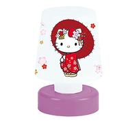 Fun House KITY, Bambini Hello Kitty-Luce Notturna a Pressione H.11,5 x Ø 7,5 cm, Bianco