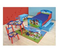Fun House 712533 PAT'PATROUILLE Chevet/Table de Nuit avec tiroir H.36 X L. 33 X P. 30 CM pour Enfant PAT'PATROILLE Comodino con cassetto Bambini, Legno MDF/Non Tessuto, Blu, 33x30x36 cm
