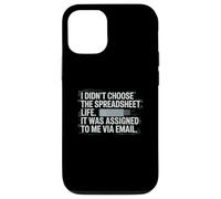 Fun I Didn't Choose the Spreadsheet Life Finance Accounting Custodia per iPhone 12/12 Pro