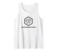 Fun I Run So My Demons Can't Catch Me Exercise Humor Design Canotta