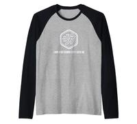 Fun I Run So My Demons Can't Catch Me Exercise Humor Design Maglia con Maniche Raglan