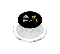 Fun I Run So My Demons Can't Catch Me Exercise Humor Design PopSockets PopGrip per MagSafe