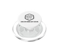 Fun I Run So My Demons Can't Catch Me Exercise Humor Design PopSockets PopGrip per MagSafe