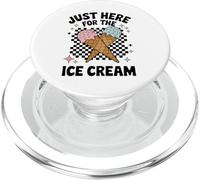 Fun Ice Cream Lover - Just Here for the Ice Cream PopSockets PopGrip per MagSafe