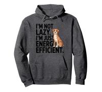 Fun I'm Not Lazy Dog For Moms Dads Fans Playful New Novità Felpa con Cappuccio