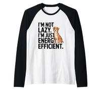 Fun I'm Not Lazy Dog For Moms Dads Fans Playful New Novità Maglia con Maniche Raglan