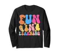 Fun in Learning Teacher Back To School Maglia a Manica