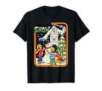 Fun in the Snow Christmas Snowman Retro Funny Adult Humor Maglietta